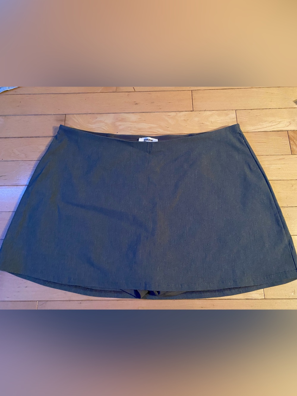 Garage Dark Grey A-line Skort
